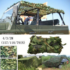 2M Camouflage Net Flame Retardant Camo Netting for Outdoor Games