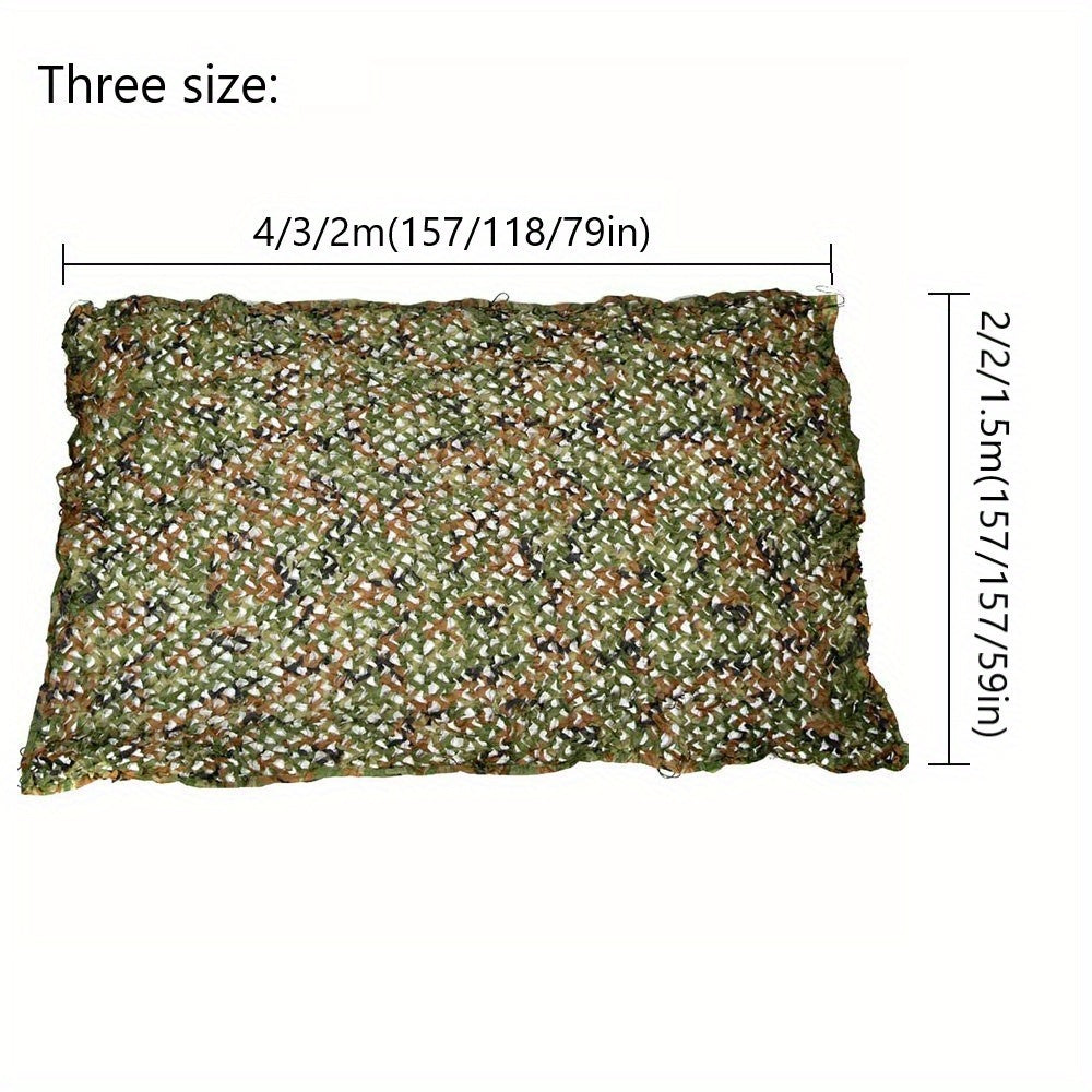 2M Camouflage Net Flame Retardant Camo Netting for Outdoor Games