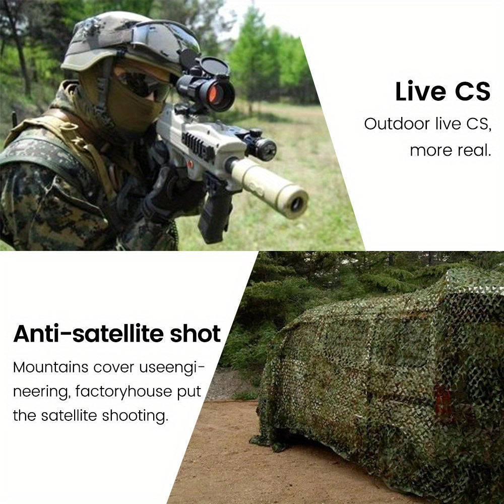2M Camouflage Net Flame Retardant Camo Netting for Outdoor Games