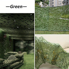 2M Camouflage Net Flame Retardant Camo Netting for Outdoor Games