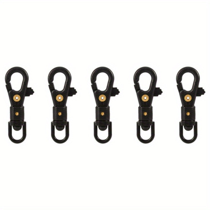 3pcs Quick Release Carabiners Swivel Keychain Clips Buckle Hooks