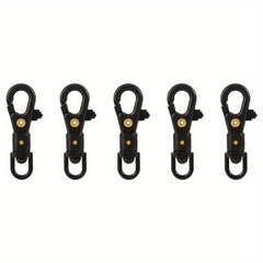 3pcs Quick Release Carabiners Swivel Keychain Clips Buckle Hooks