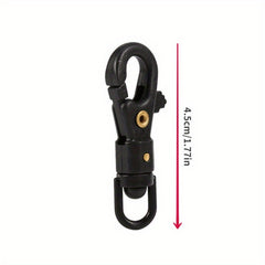 3pcs Quick Release Carabiners Swivel Keychain Clips Buckle Hooks