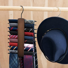 Non-slip Ties Hanger Belts Drying Rack Organizer Closet Wardrobe Home Dorm