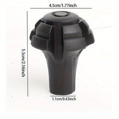 2pcs Silicone Non-slip Hiking Stick Foot Pads Rubber Heads Accessories