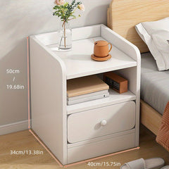 Ultra Narrow Bedside Table Small Cabinet Modern Storage Bedroom Assembly