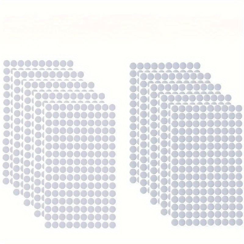 208pcs 104 Pairs Hook And Loop Dots 0.47inch DIY Office Home