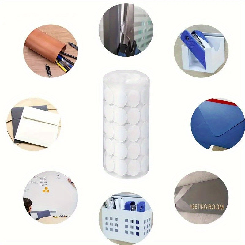 208pcs 104 Pairs Hook And Loop Dots 0.47inch DIY Office Home