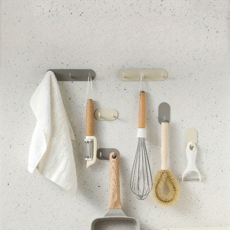 Iron Art Adhesive Hook Cream Style Strong Adhesive Kitchen Bathroom Hook