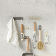 Iron Art Adhesive Hook Cream Style Strong Adhesive Kitchen Bathroom Hook