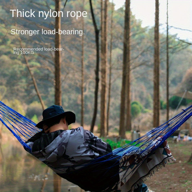 Portable Outdoor Hammock for Camping - Lightweight and Durable