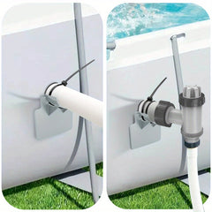 Swimming Pool Pipe Holder Tool Kit Plastic Pool Pipe Support Bracket