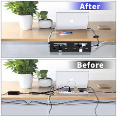 Under Desk Cable Management Rack Desktop Cable Storage