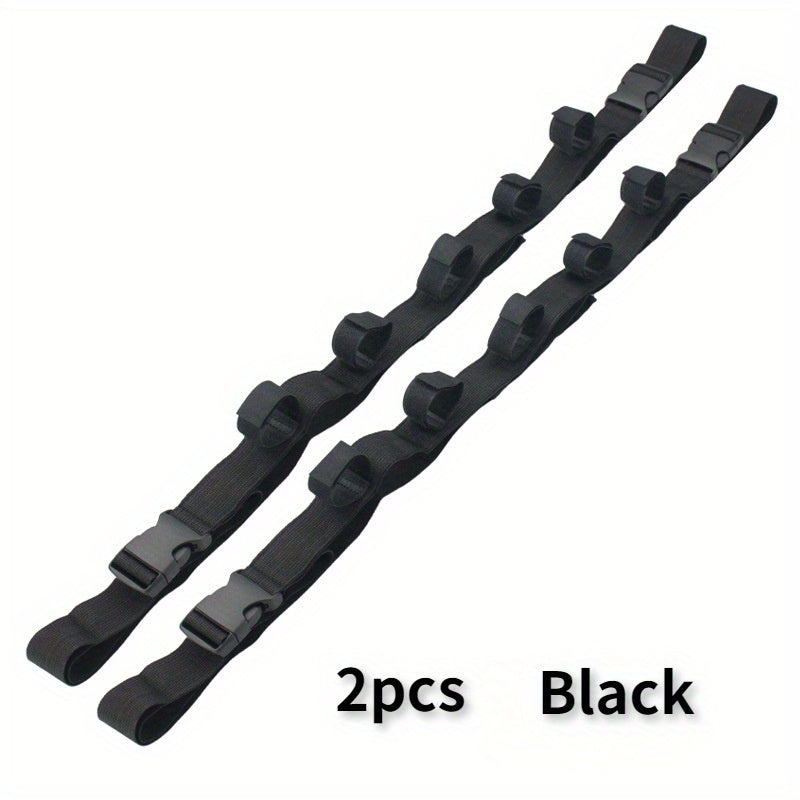 2pcs Car Mounted Storage Strap Fishing Rod Gear Holder