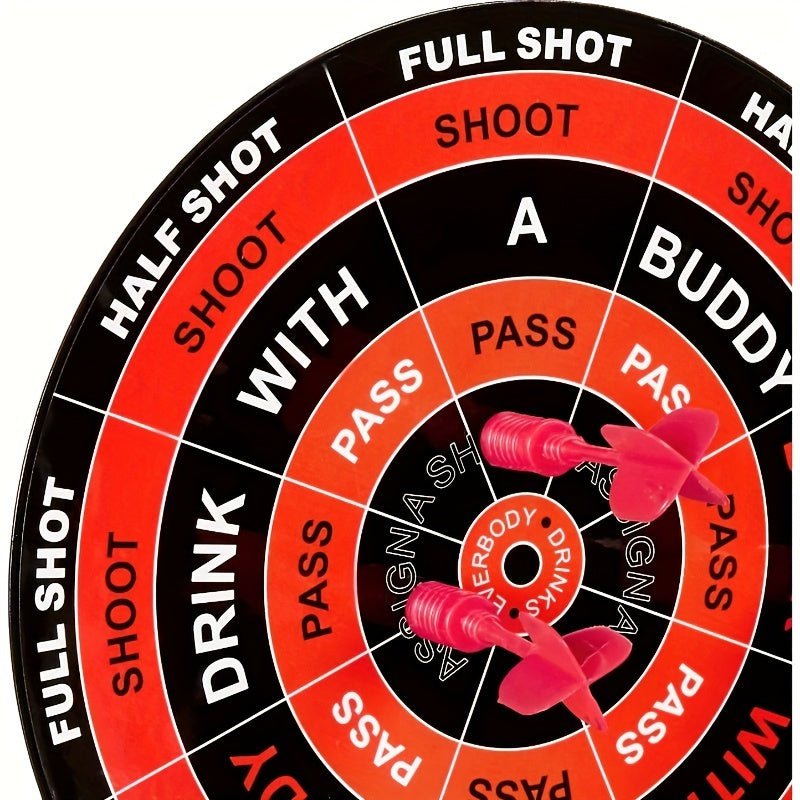 Mini Drinking Dart Set with Glass Cups for Party Games