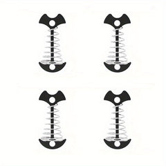 4pcs Fishbone Spring Ground Nails Tent Stakes For Outdoor Camping