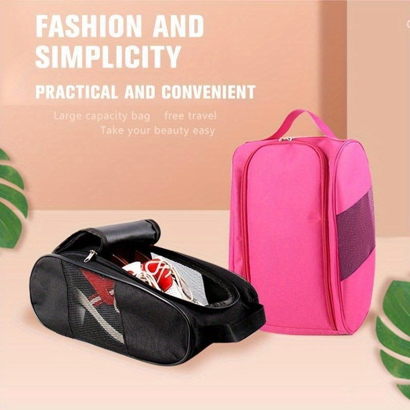 Portable Golf Shoe Bag Oxford Cloth Lightweight for Outdoor Sports