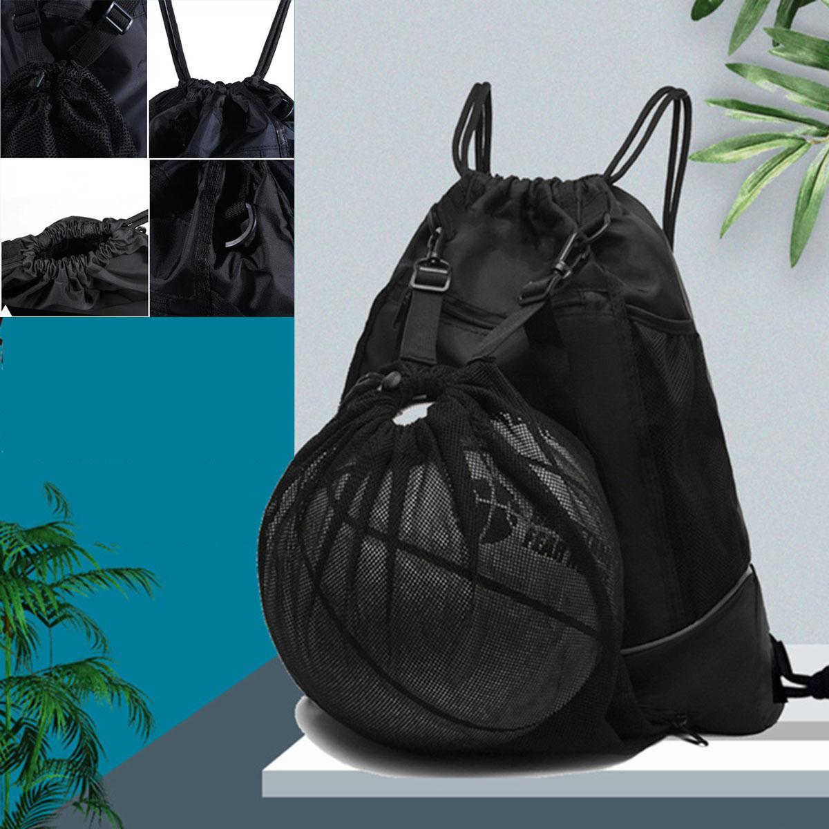 Drawstring Basketball Backpack Carry Bag For Basketball And Football