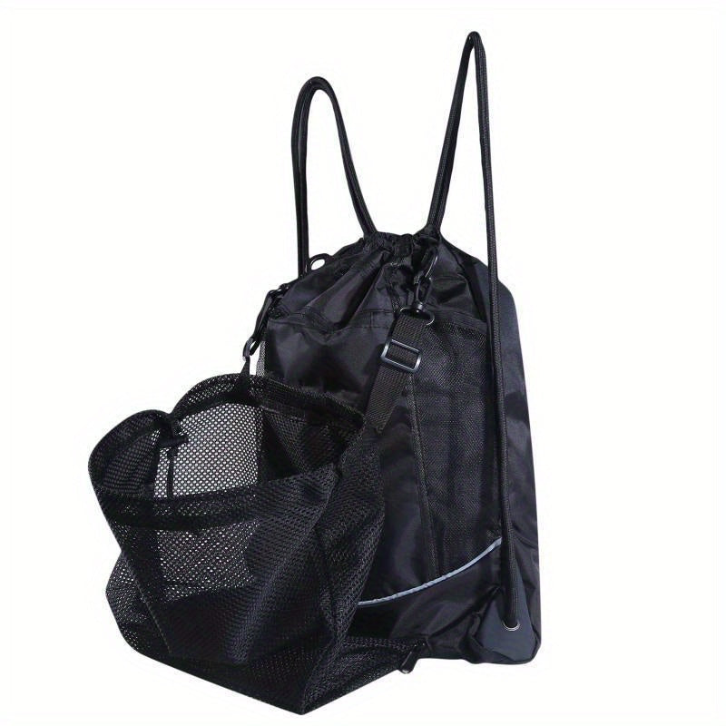 Drawstring Basketball Backpack Carry Bag For Basketball And Football