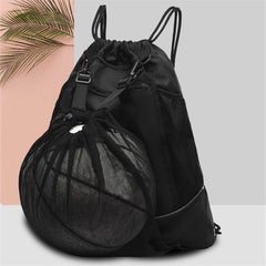 Drawstring Basketball Backpack Carry Bag For Basketball And Football