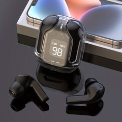 Coverless Wireless V5 3 TWS Earbuds Digital Display Low Latency Auto On