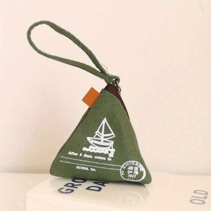 Retro Canvas Coin Bag Key Bag Mini Zero Wallet