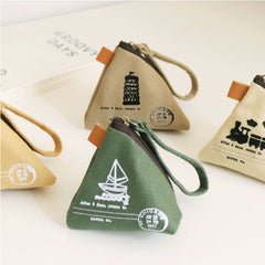 Retro Canvas Coin Bag Key Bag Mini Zero Wallet