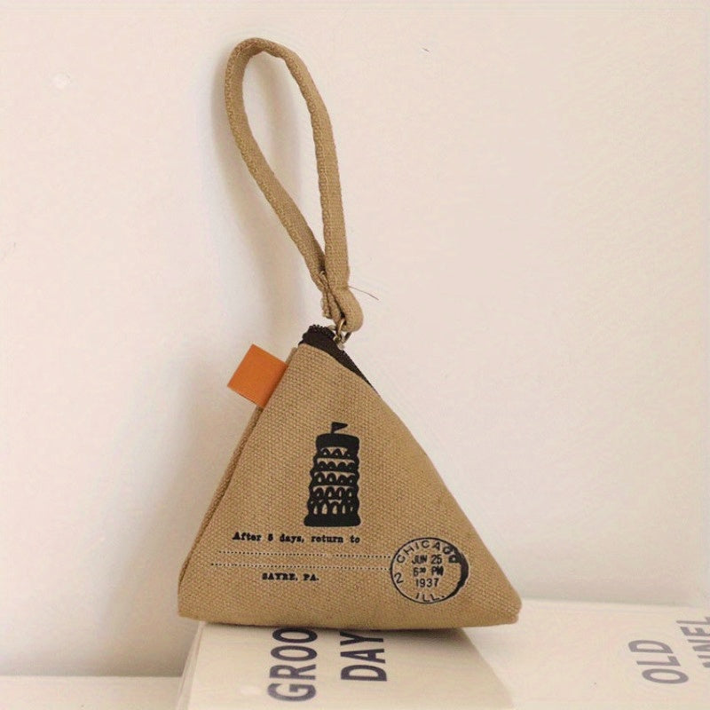 Retro Canvas Coin Bag Key Bag Mini Zero Wallet