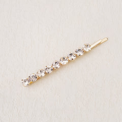 6pcs Rhinestone Hairpin Metal Golden Hair Clip Wedding Birthday Cosplay Costumes