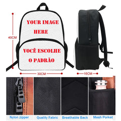 16INCH Bull Terrier Dog Print Backpack School Bag For Teenage Boys&Girls