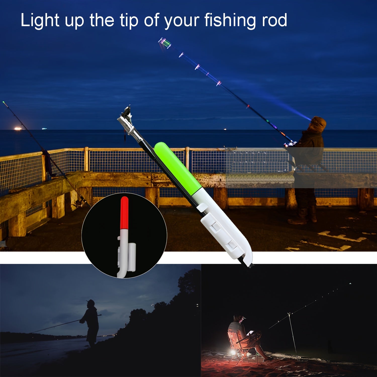 LED Glow Stick Night Fishing Strike Alert Waterproof Luminous Lamp