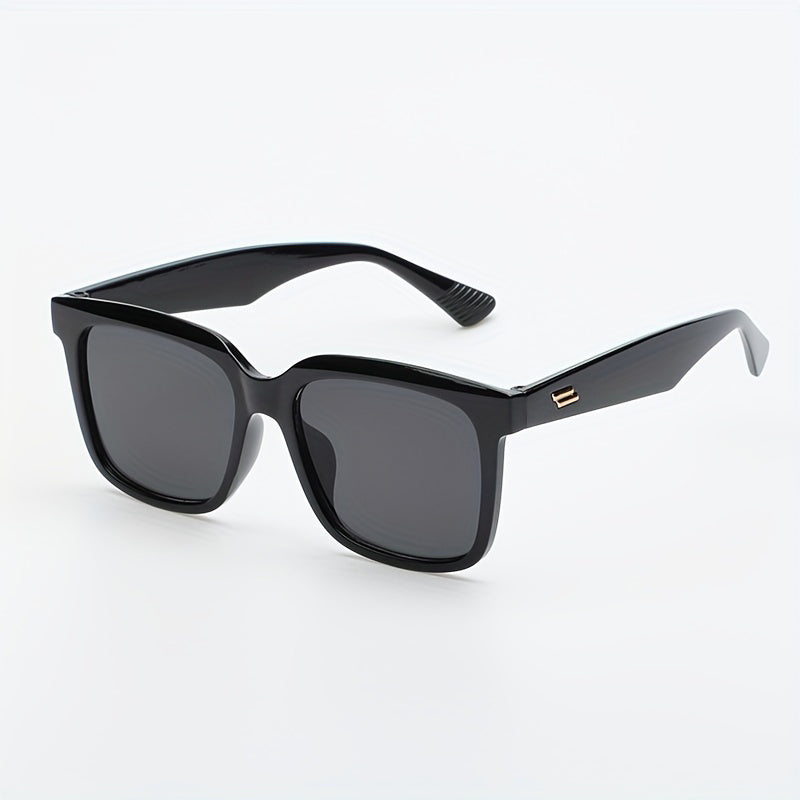 Square Frame Sunglasses Rivet Decor Glasses UV400