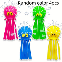 5pcs Octopus & Jellyfish Water Balls Sensory Bath Toys
