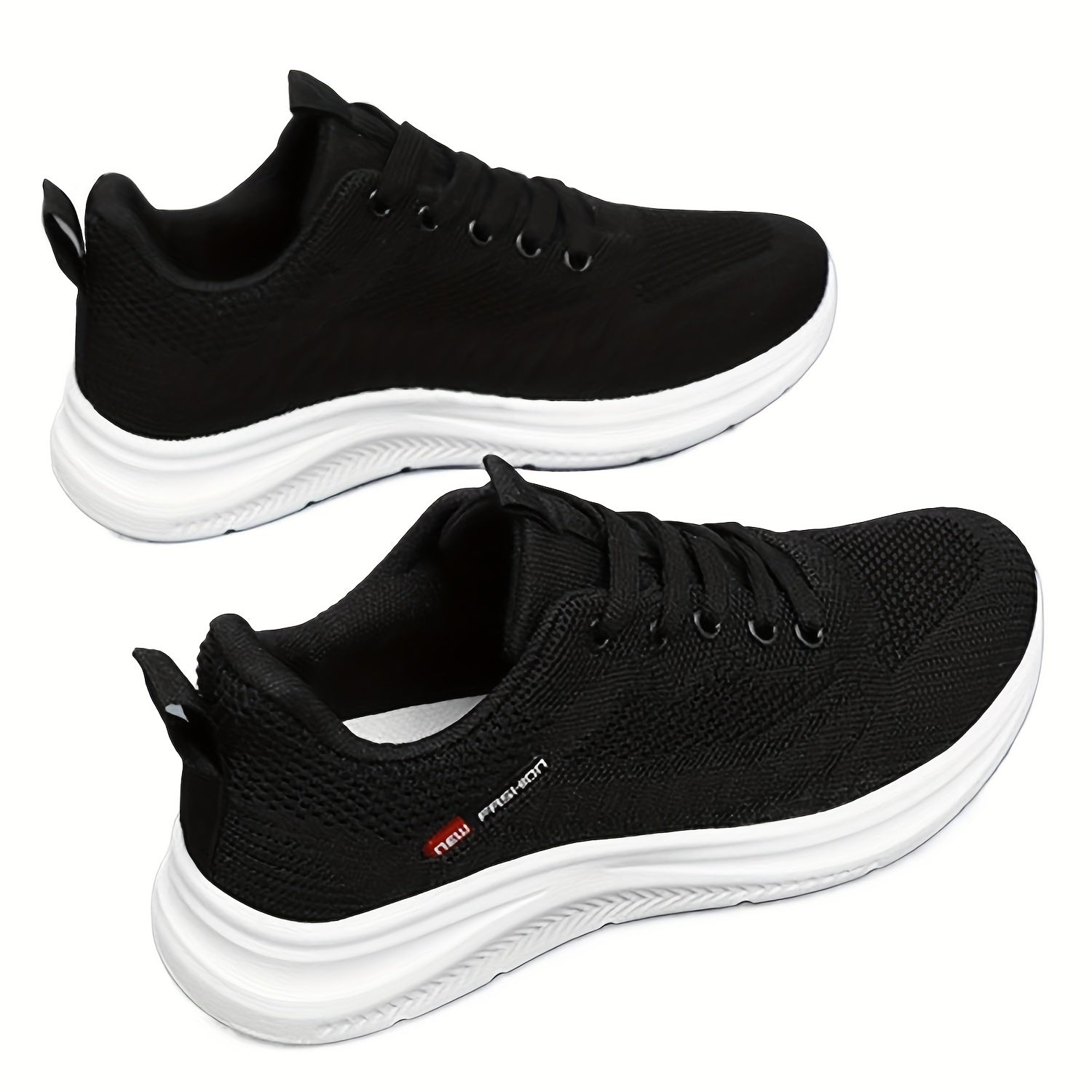 Women's Lightweight Mesh Sneakers Lace Up Soft Sole Sporty Shoes