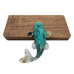 Crystal Stone Gravel Goldfish Shape Small Jewelry Gift
