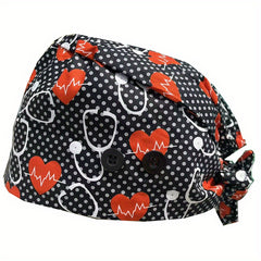 Embroidered Printed Working Hat Cartoon Nurse Hat
