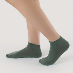 8 Pairs Soft Ankle Socks for Women