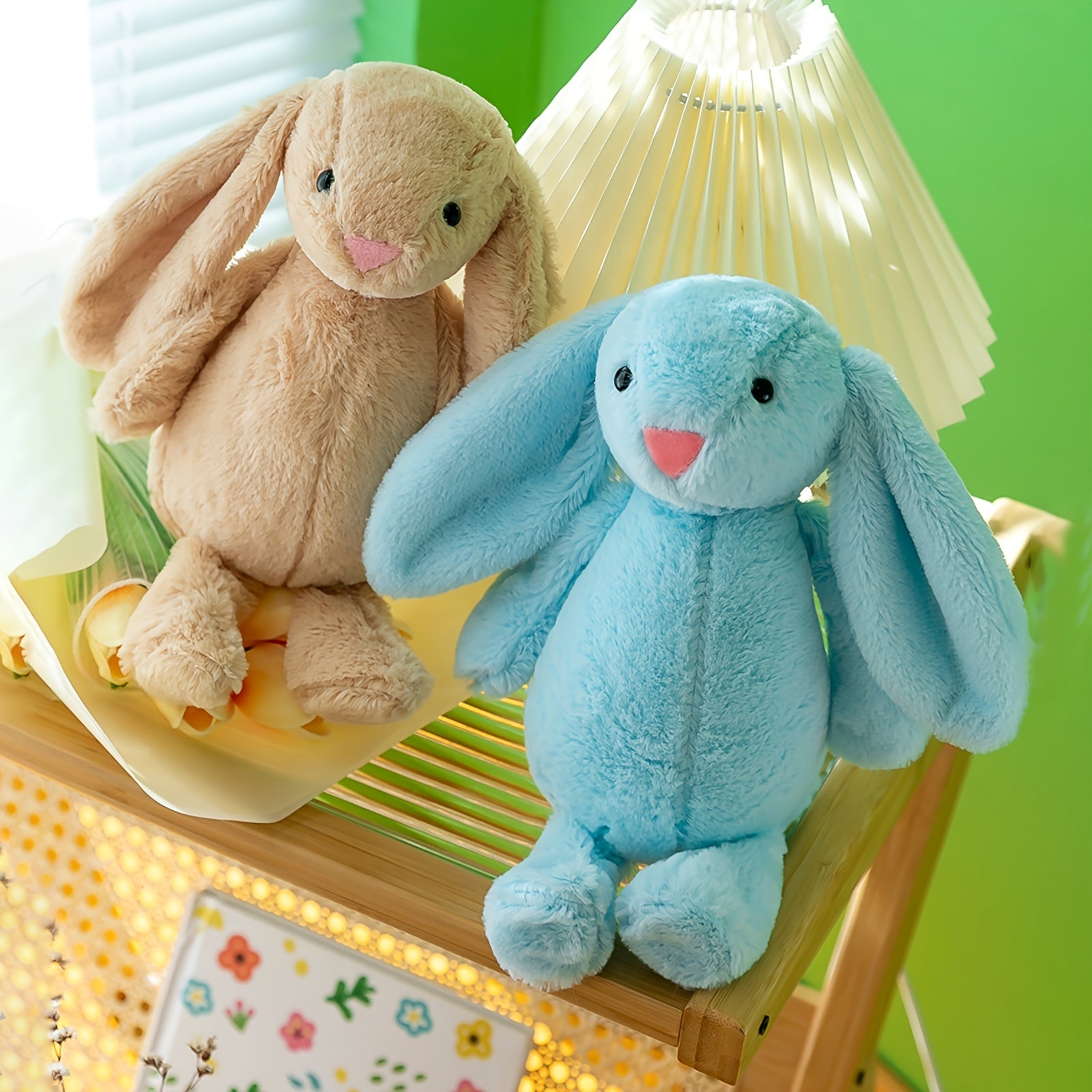 Rabbit Doll 30cm Long Ears Plush Hand Puppet Boy Girl Gift Children's Plush Toy