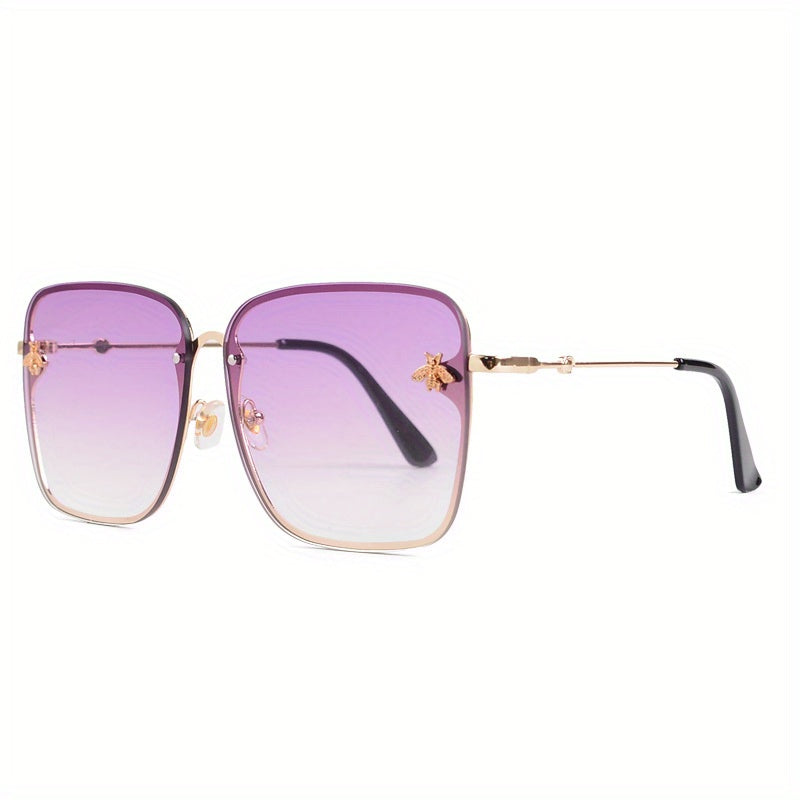 Vintage Rimless Metal Glasses For Men
