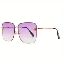 Vintage Rimless Metal Glasses For Men
