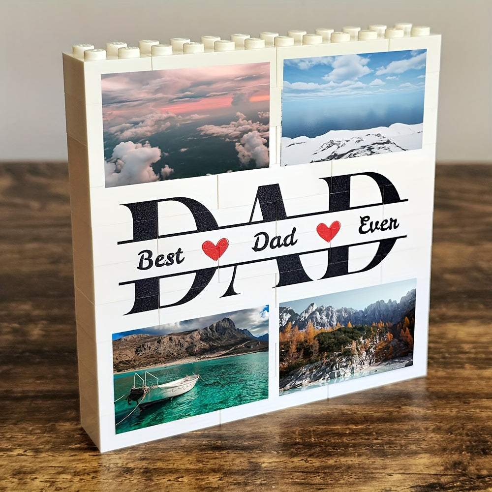 Personalized Dad Photo Block - Father's Day Gift