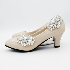 Crystal Shoe Clips Rhinestone Shoe Buckles Women DIY Shoe Decoration