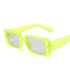 Y2K Vintage Rectangle Sunglasses Chunky Frame 90s Shades
