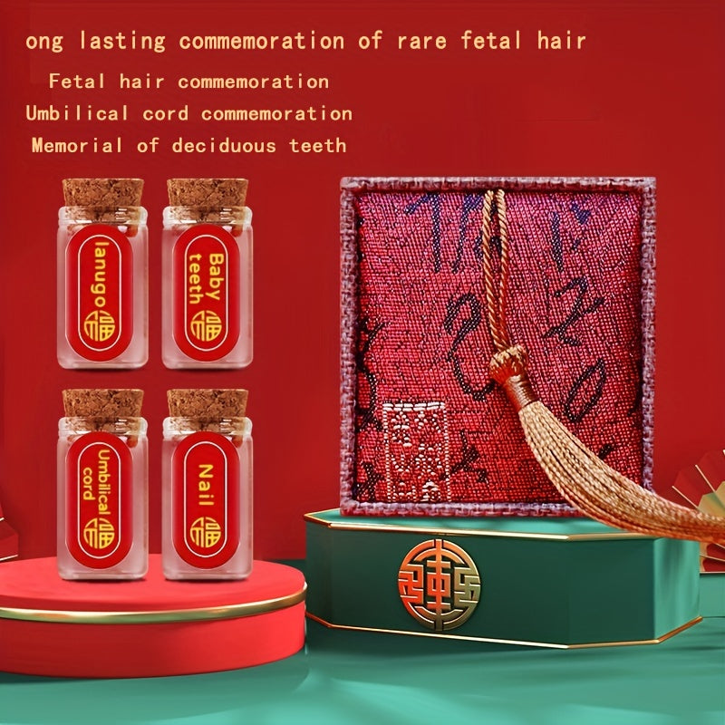 Baby Fetal Hair Souvenir Box for Boys and Girls