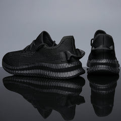 Men's Lace Up Mesh Shoes Lightweight Casual Sneakers