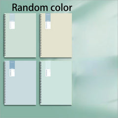 A4 Exam Study Notebook, Coil Thickening Style
