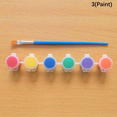 DIY Children Education Painting Kite for Outdoor Grassland Activities