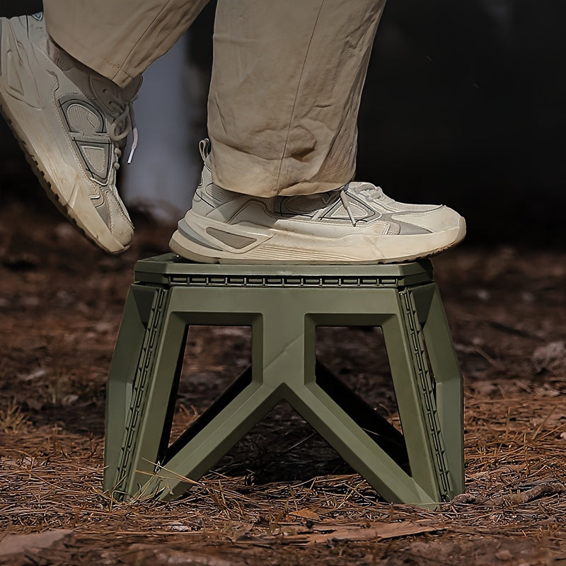 Outdoor Portable Folding Stool Camping Plastic Stool Shoe Changing Fishing Stool