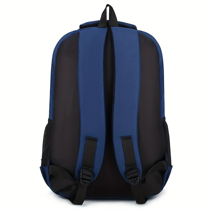 Large Capacity School Backpack Red Zipper Bag