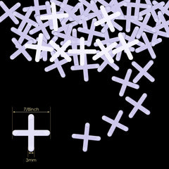 100pcs 3mm Tile Spacers Levelers for Ceramic Stone Installation